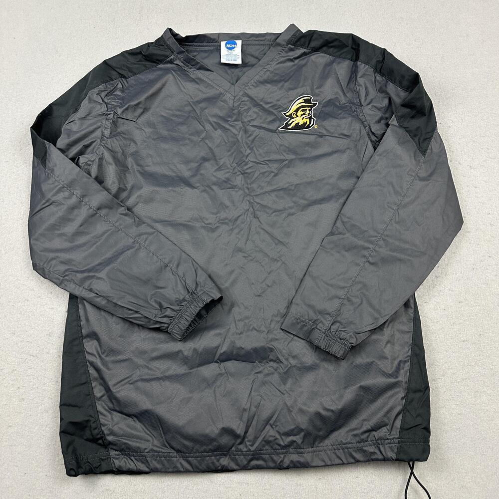 Appalachian State Mountaineers Jacket Men Small Gray NCAA Pullover Windbreaker S